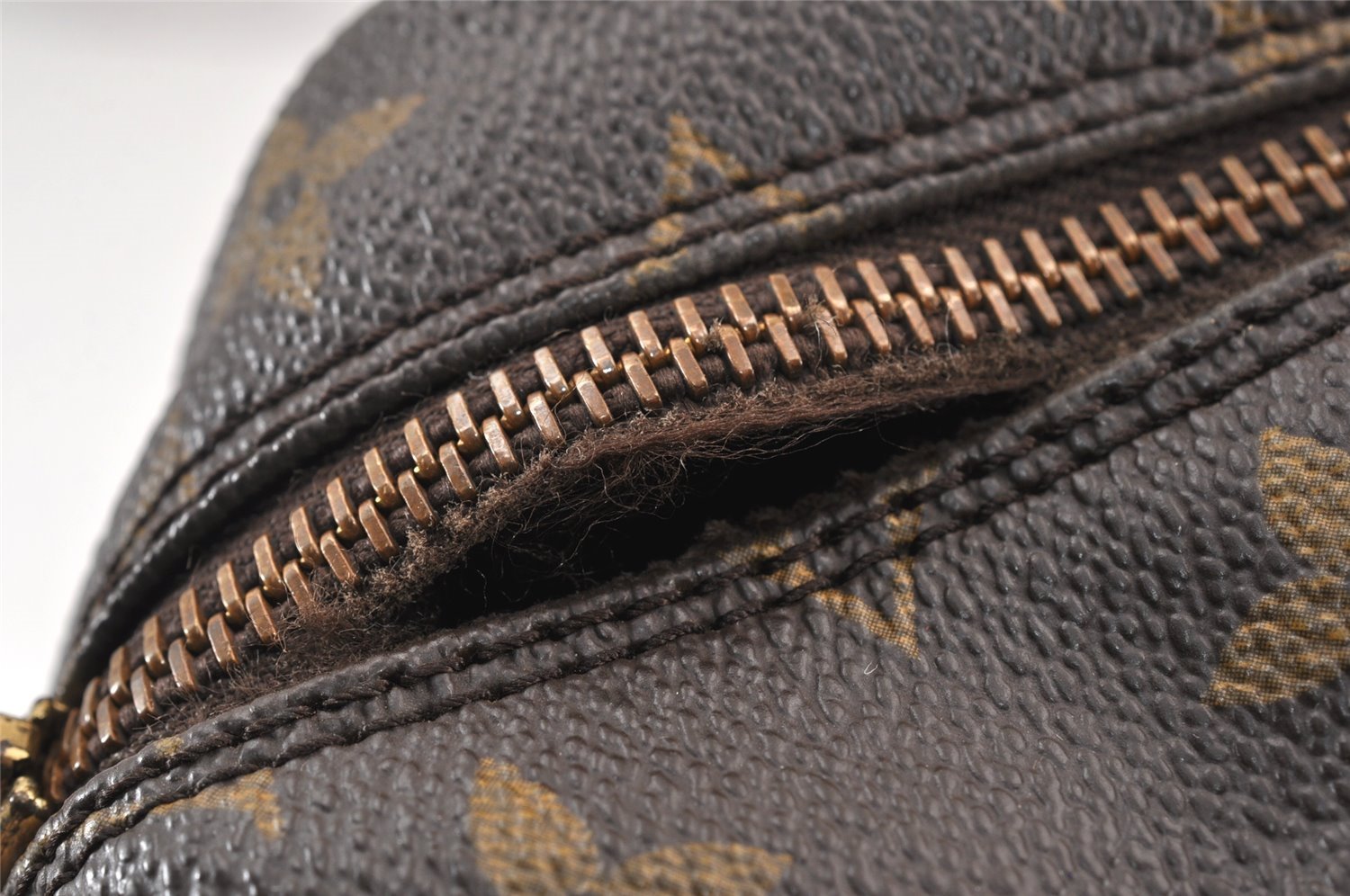 Authentic Louis Vuitton Monogram Compiegne 28 Clutch Hand Bag M51845 LV 1936K