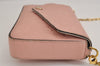 Auth Louis Vuitton Monogram Empreinte Pochette Felice Shoulder Bag Pink 1937J