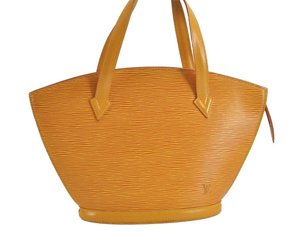 Authentic Louis Vuitton Epi Saint Jacques Hand Bag Yellow M52279 LV 1938J