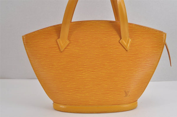 Authentic Louis Vuitton Epi Saint Jacques Hand Bag Yellow M52279 LV 1938J