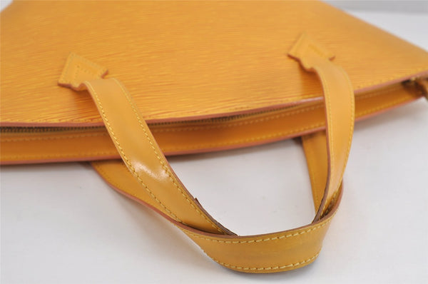 Authentic Louis Vuitton Epi Saint Jacques Hand Bag Yellow M52279 LV 1938J