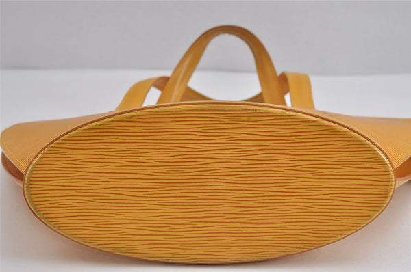 Authentic Louis Vuitton Epi Saint Jacques Hand Bag Yellow M52279 LV 1938J