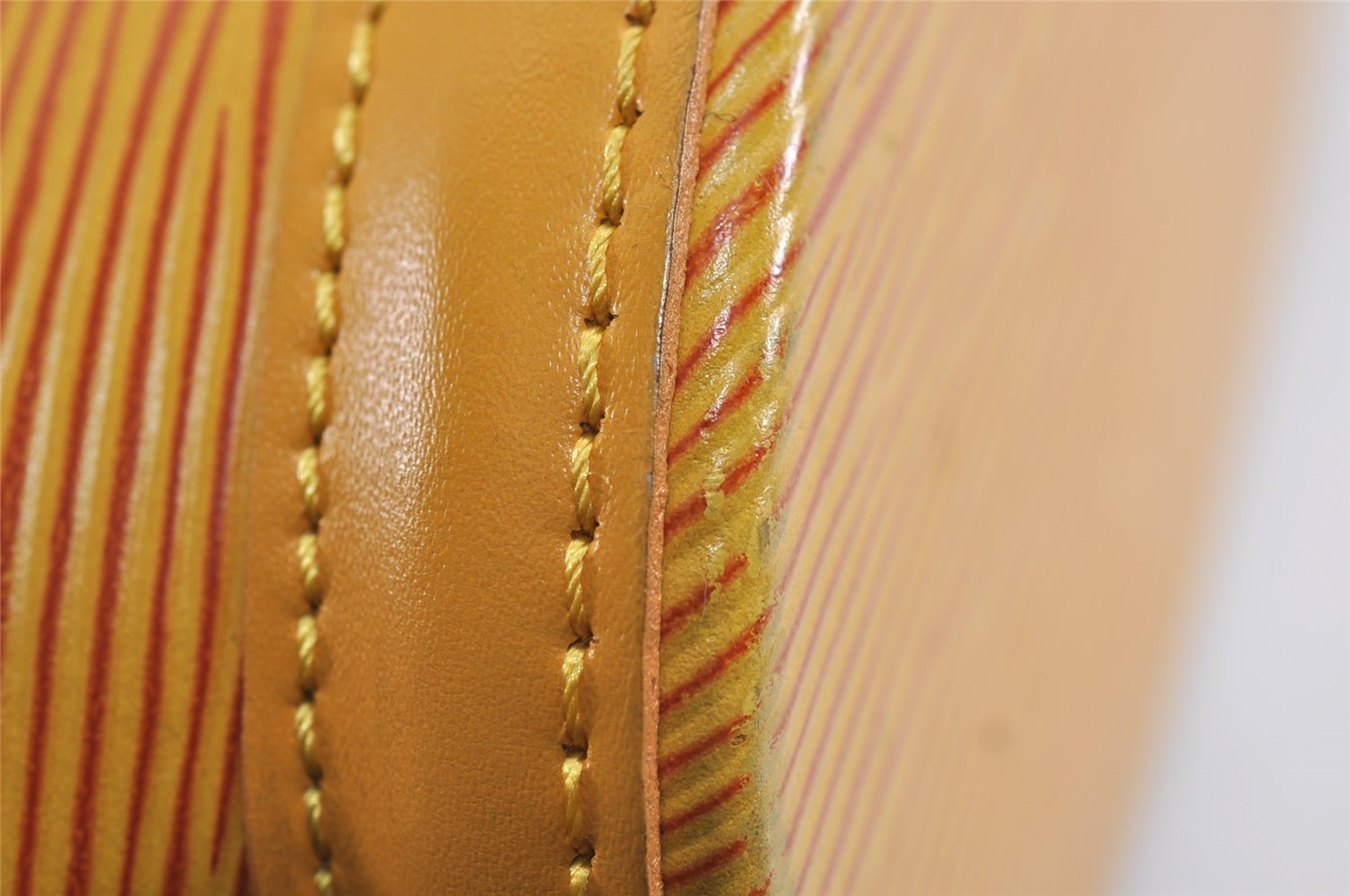 Authentic Louis Vuitton Epi Saint Jacques Hand Bag Yellow M52279 LV 1938J