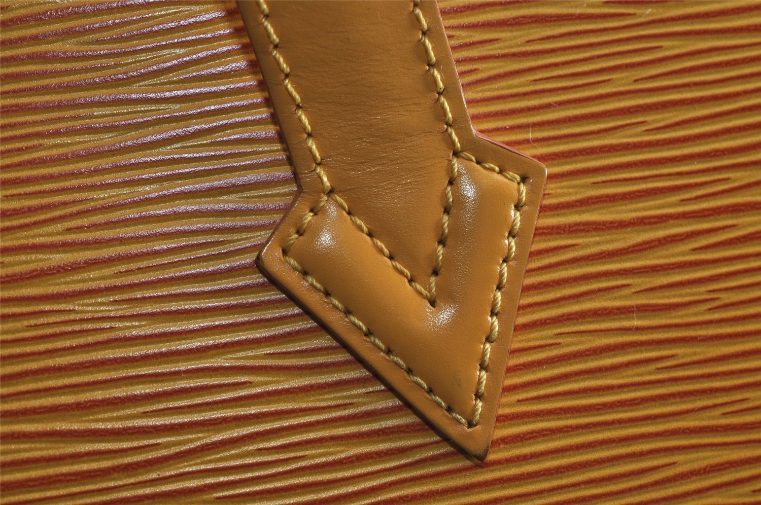 Authentic Louis Vuitton Epi Saint Jacques Hand Bag Yellow M52279 LV 1938J