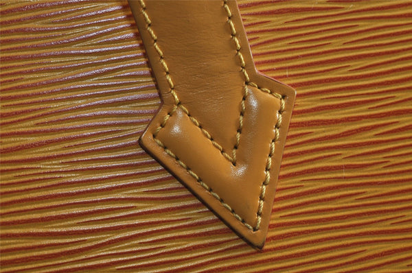 Authentic Louis Vuitton Epi Saint Jacques Hand Bag Yellow M52279 LV 1938J
