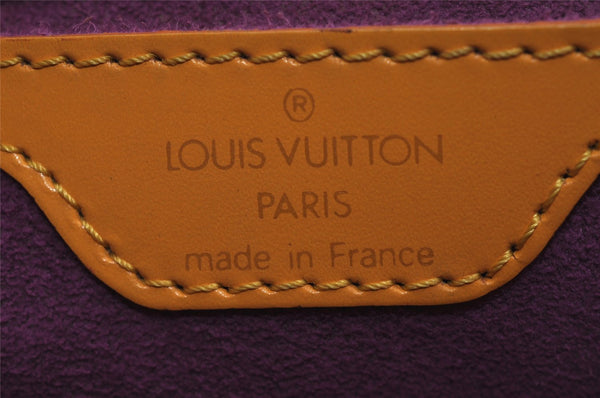 Authentic Louis Vuitton Epi Saint Jacques Hand Bag Yellow M52279 LV 1938J