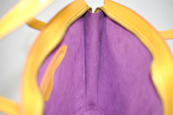 Authentic Louis Vuitton Epi Saint Jacques Hand Bag Yellow M52279 LV 1938J
