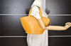 Authentic Louis Vuitton Epi Saint Jacques Hand Bag Yellow M52279 LV 1938J