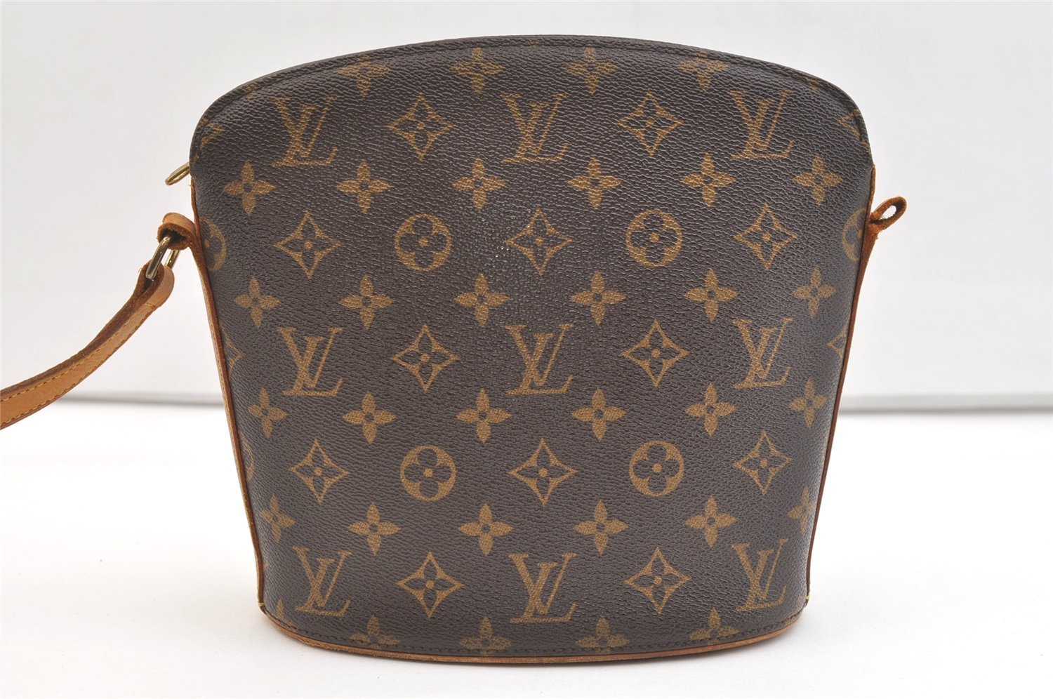 Authentic Louis Vuitton Monogram Drouot Shoulder Cross Bag M51290 Junk 1938K