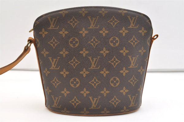 Authentic Louis Vuitton Monogram Drouot Shoulder Cross Bag M51290 Junk 1938K