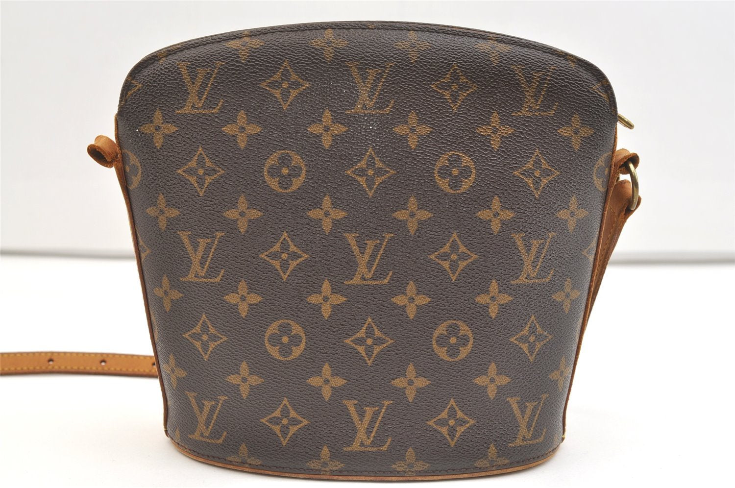 Authentic Louis Vuitton Monogram Drouot Shoulder Cross Bag M51290 Junk 1938K