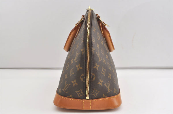 Authentic Louis Vuitton Monogram Alma Hand Bag Purse M51130 LV 1939J