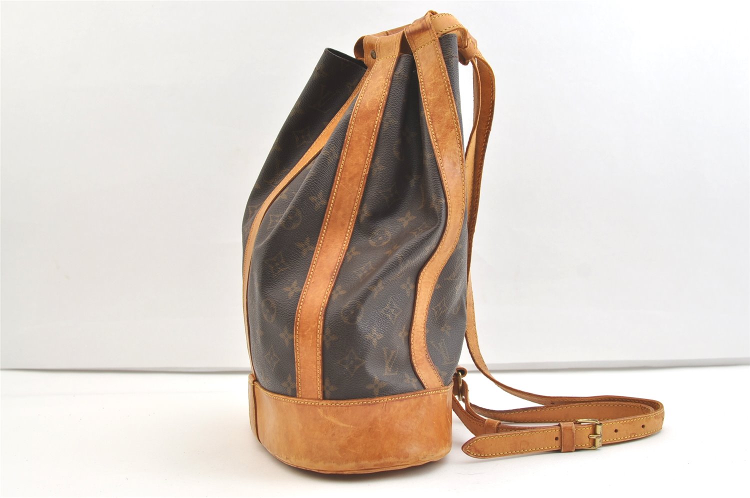 Authentic Louis Vuitton Monogram Randonnee PM Shoulder Bag M42243 LV 1940K