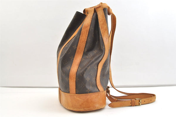 Authentic Louis Vuitton Monogram Randonnee PM Shoulder Bag M42243 LV 1940K
