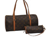 Authentic Louis Vuitton Monogram Papillon 30 Hand Bag M51385 LV 1941J