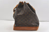 Authentic Louis Vuitton Monogram Noe Shoulder Drawstring Bag M42224 LV 1942J
