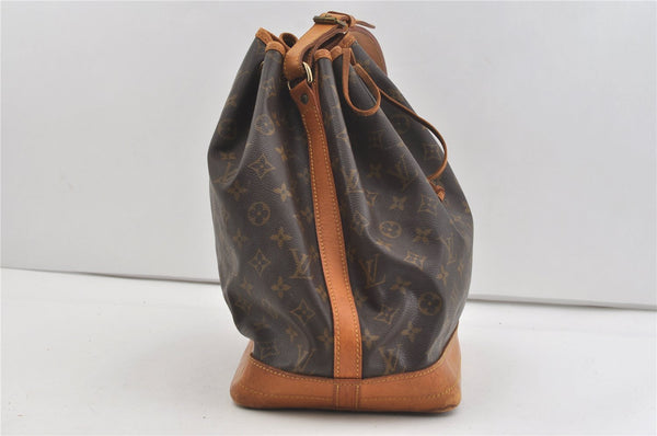 Authentic Louis Vuitton Monogram Noe Shoulder Drawstring Bag M42224 LV 1942J