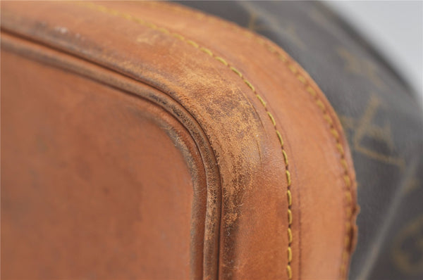 Authentic Louis Vuitton Monogram Noe Shoulder Drawstring Bag M42224 LV 1942J