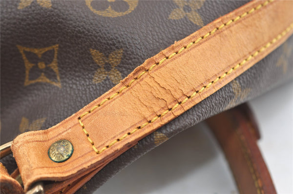 Authentic Louis Vuitton Monogram Noe Shoulder Drawstring Bag M42224 LV 1942J