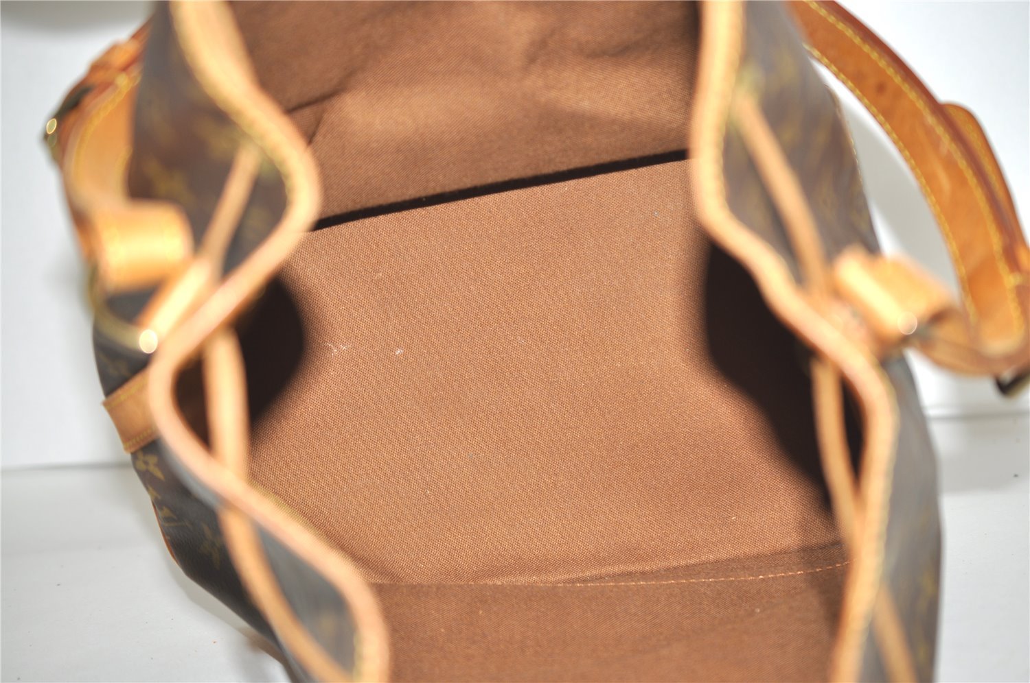 Authentic Louis Vuitton Monogram Noe Shoulder Drawstring Bag M42224 LV 1942J