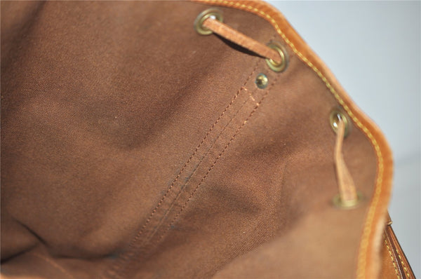 Authentic Louis Vuitton Monogram Noe Shoulder Drawstring Bag M42224 LV 1942J