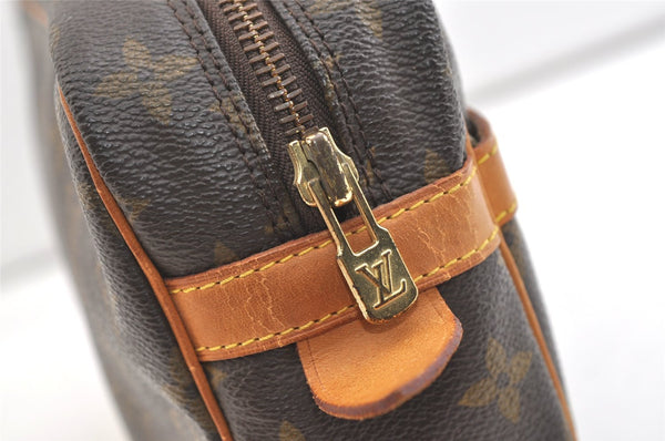 Authentic Louis Vuitton Monogram Compiegne 28 Clutch Hand Bag M51845 LV 1942K