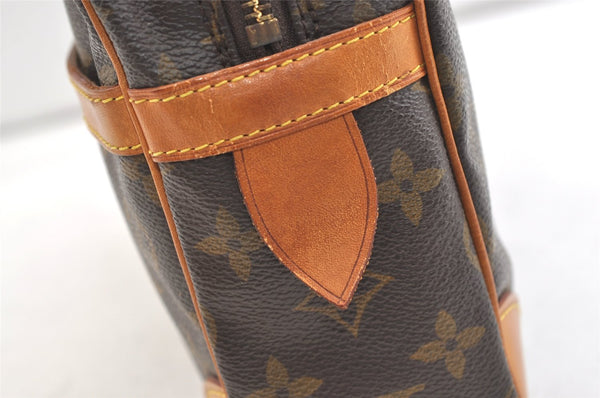 Authentic Louis Vuitton Monogram Compiegne 28 Clutch Hand Bag M51845 LV 1942K