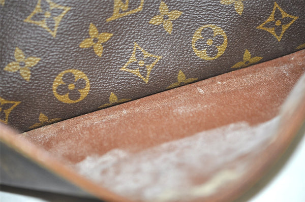 Authentic Louis Vuitton Monogram Compiegne 28 Clutch Hand Bag M51845 LV 1942K