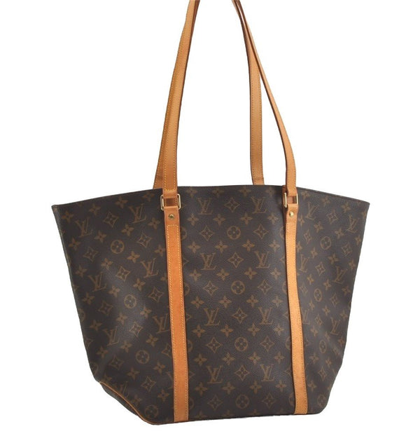 Authentic Louis Vuitton Monogram Sac Shopping PM Tote Bag M51108 LV 1943J