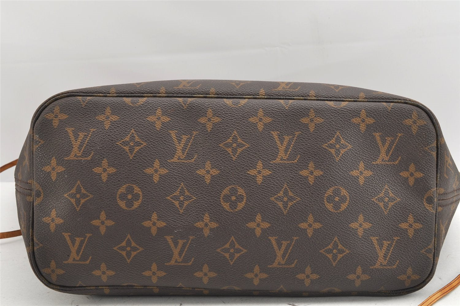 Authentic Louis Vuitton Monogram Neverfull MM Shoulder Tote Bag M40156 LV 1943K