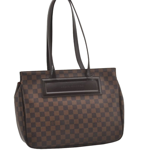 Authentic Louis Vuitton Damier Parioli PM Shoulder Tote Bag N51123 LV 1944J
