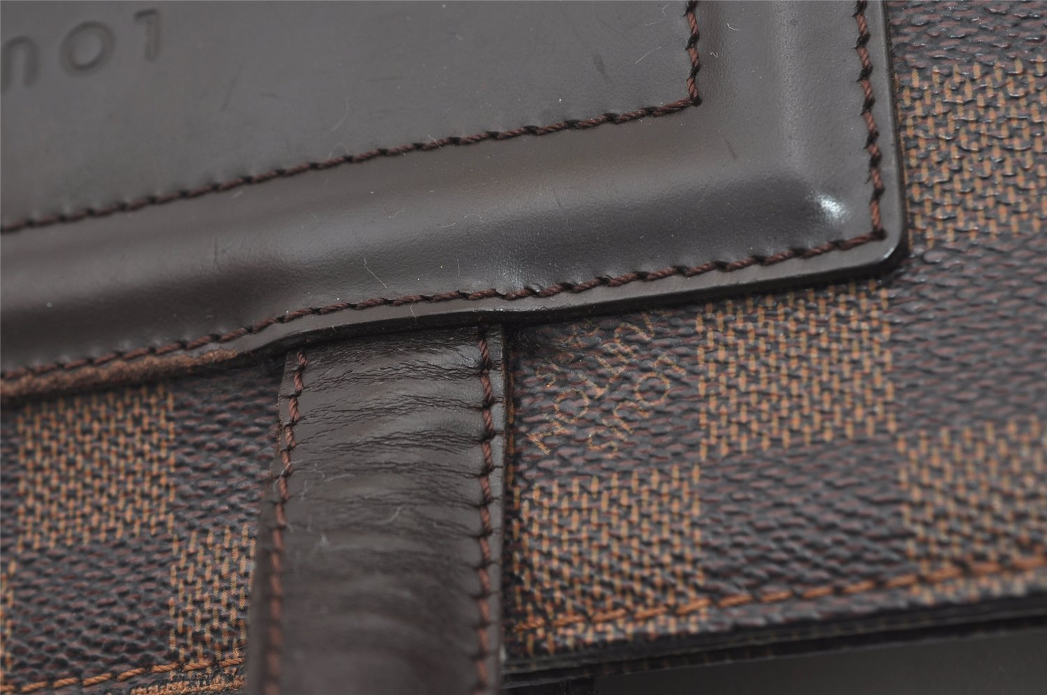 Authentic Louis Vuitton Damier Parioli PM Shoulder Tote Bag N51123 LV 1944J