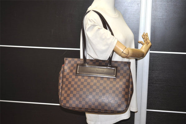 Authentic Louis Vuitton Damier Parioli PM Shoulder Tote Bag N51123 LV 1944J