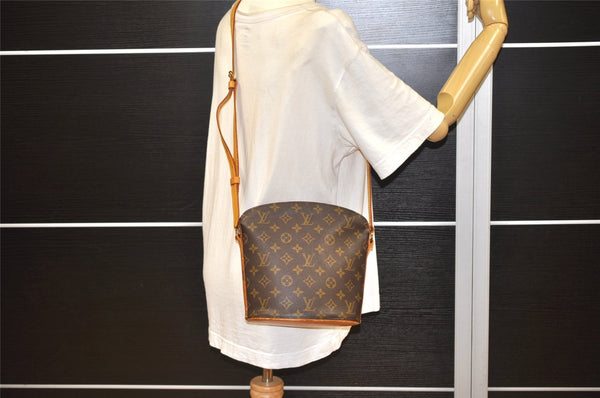 Authentic Louis Vuitton Monogram Drouot Shoulder Cross Bag M51290 Junk 1944K