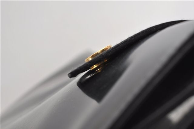 Authentic GUCCI Bamboo Shoulder Hand Bag Purse GG Leather Black Junk 1945G