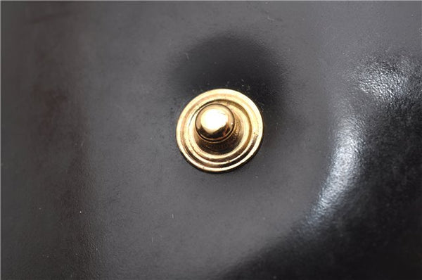 Authentic GUCCI Bamboo Shoulder Hand Bag Purse GG Leather Black Junk 1945G