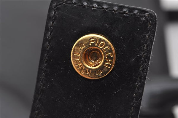 Authentic GUCCI Bamboo Shoulder Hand Bag Purse GG Leather Black Junk 1945G