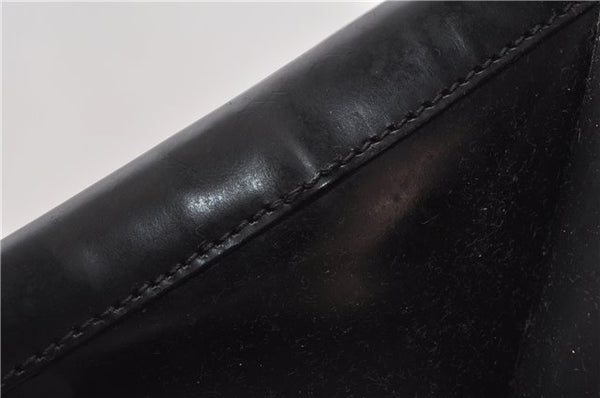 Authentic GUCCI Bamboo Shoulder Hand Bag Purse GG Leather Black Junk 1945G