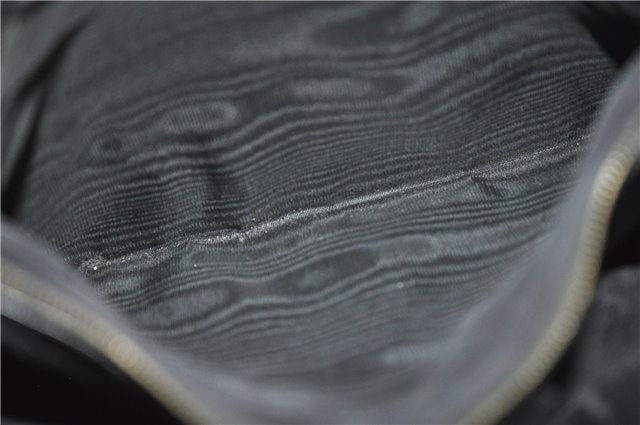 Authentic GUCCI Bamboo Shoulder Hand Bag Purse GG Leather Black Junk 1945G