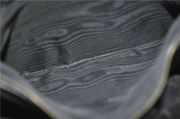 Authentic GUCCI Bamboo Shoulder Hand Bag Purse GG Leather Black Junk 1945G