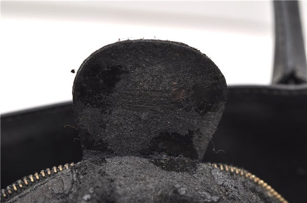 Authentic GUCCI Bamboo Shoulder Hand Bag Purse GG Leather Black Junk 1945G