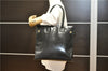 Authentic GUCCI Bamboo Shoulder Hand Bag Purse GG Leather Black Junk 1945G