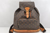 Authentic Louis Vuitton Monogram Montsouris GM Backpack M51135 LV 1946K