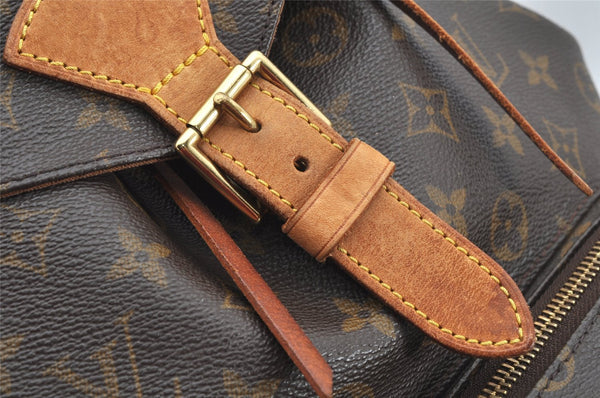 Authentic Louis Vuitton Monogram Montsouris GM Backpack M51135 LV 1946K