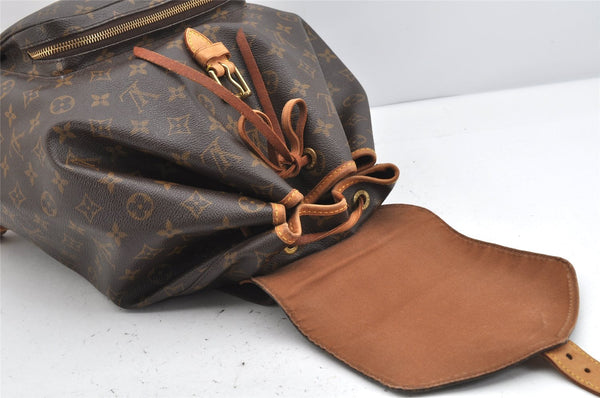 Authentic Louis Vuitton Monogram Montsouris GM Backpack M51135 LV 1946K
