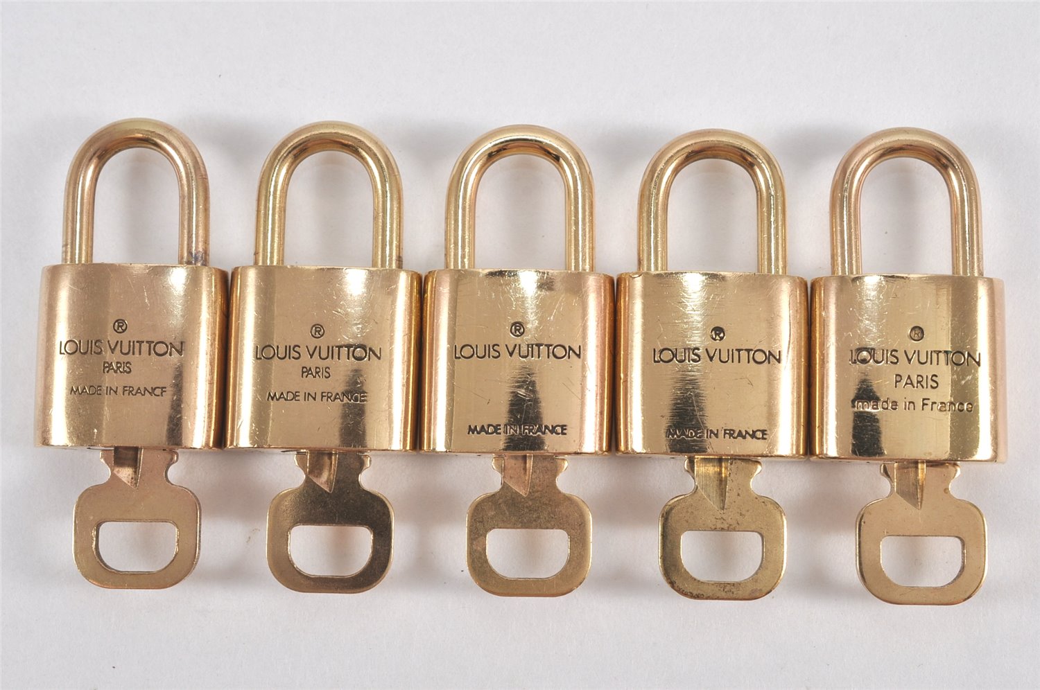 Authentic Louis Vuitton Padlock & Keys 10Set LV 1946L