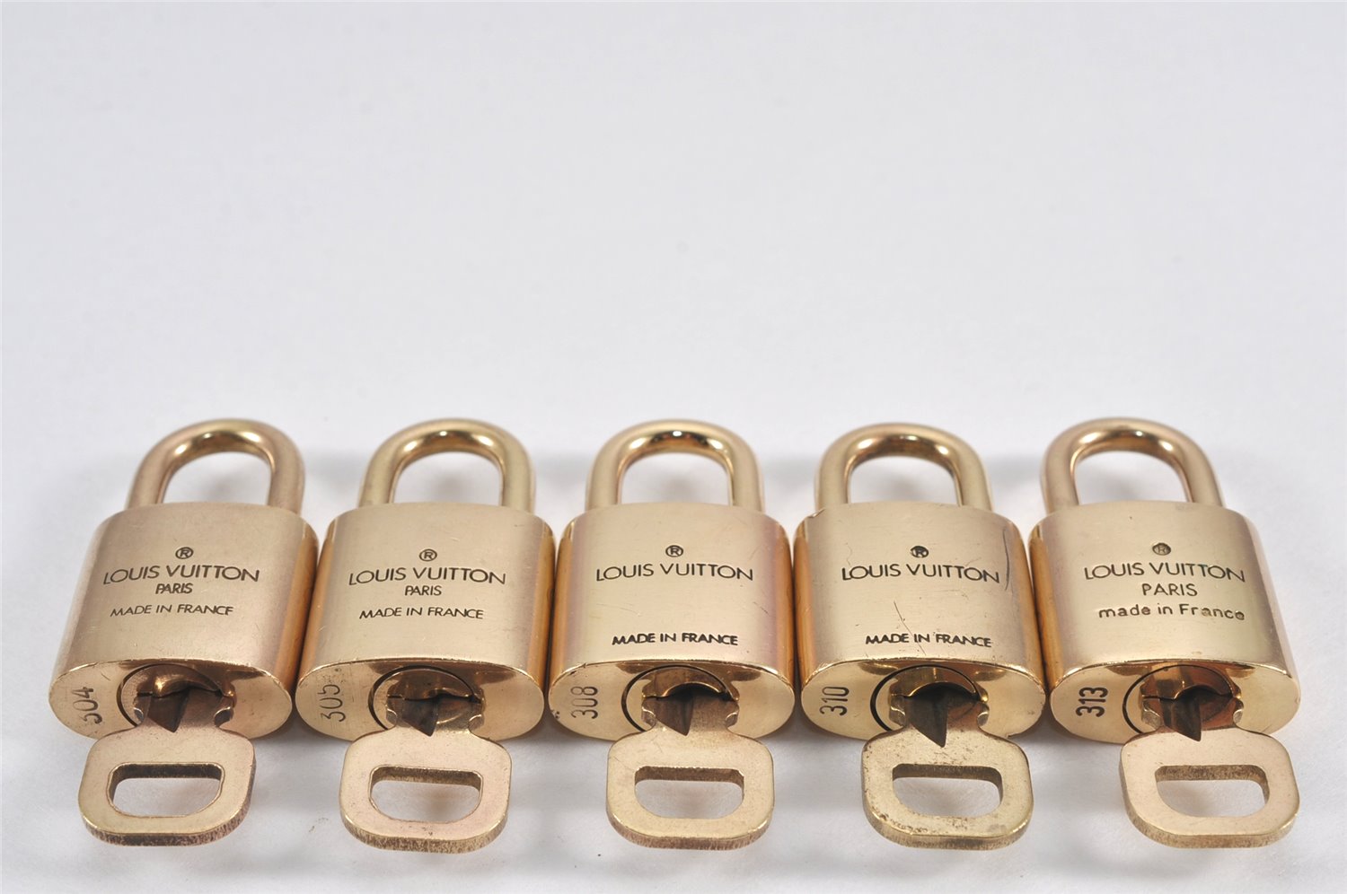 Authentic Louis Vuitton Padlock & Keys 10Set LV 1946L