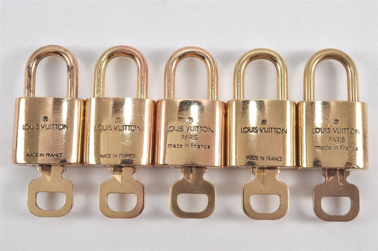 Authentic Louis Vuitton Padlock & Keys 10Set LV 1946L