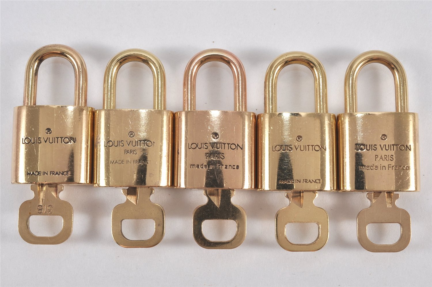 Authentic Louis Vuitton Padlock & Keys 10Set LV 1948L