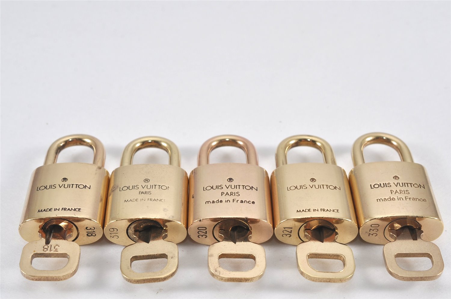 Authentic Louis Vuitton Padlock & Keys 10Set LV 1948L